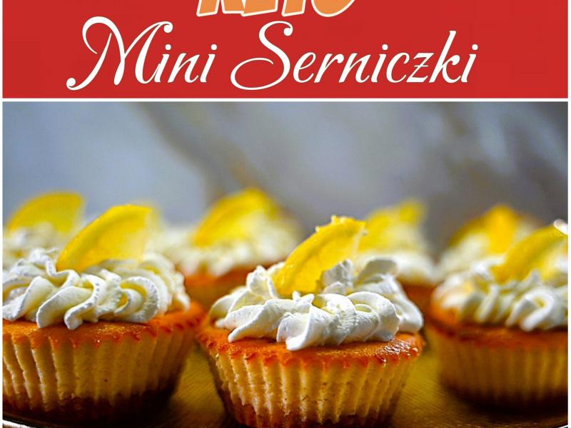 Keto mini serniczki cytrynowe z kremem mascarpone