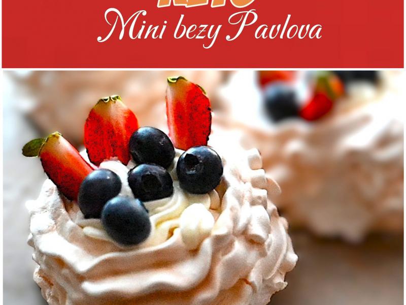 Keto mini bezy Pavlova