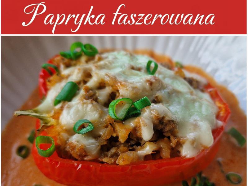 Papryka faszerowana- niskowęglowodanowa