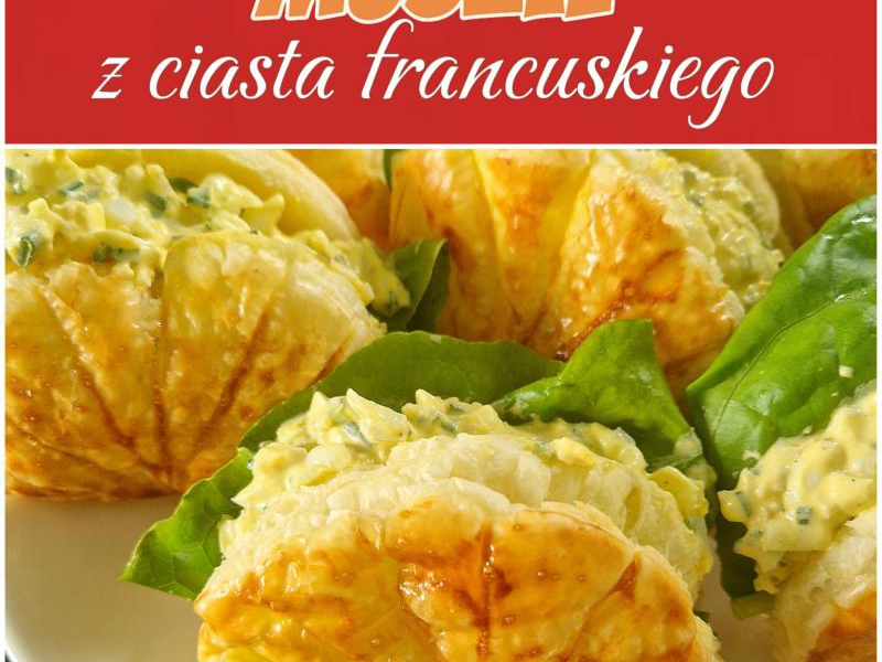 Muszle z ciasta francuskiego 