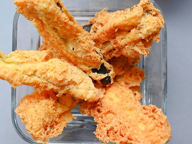 Bakłażan w keto tempurze