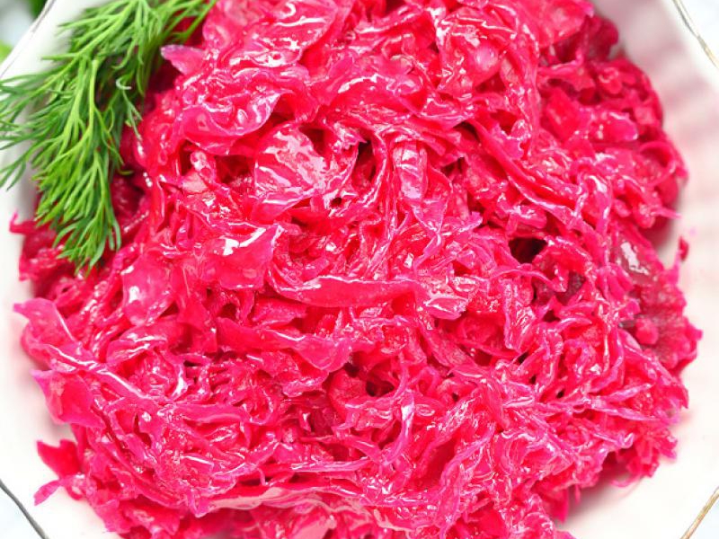 Kapusta kiszona z burakami