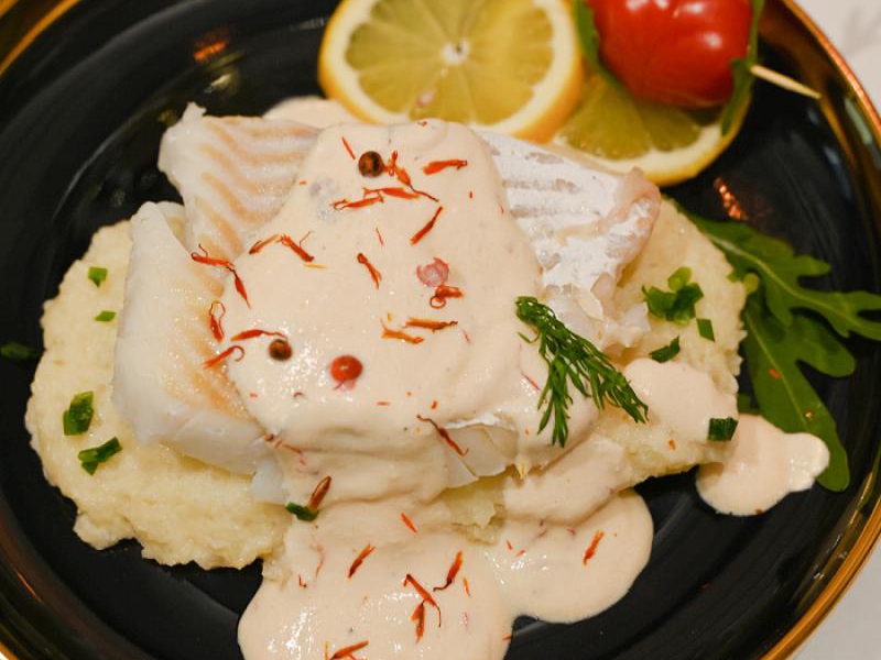 Dorsz w sosie z różowego pieprzu Keto & Low Carb