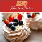 Keto mini bezy Pavlova
