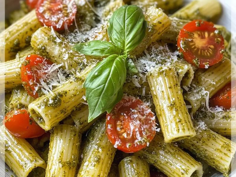 Makaron z pesto i pomidorami przepis – odkryj smak!