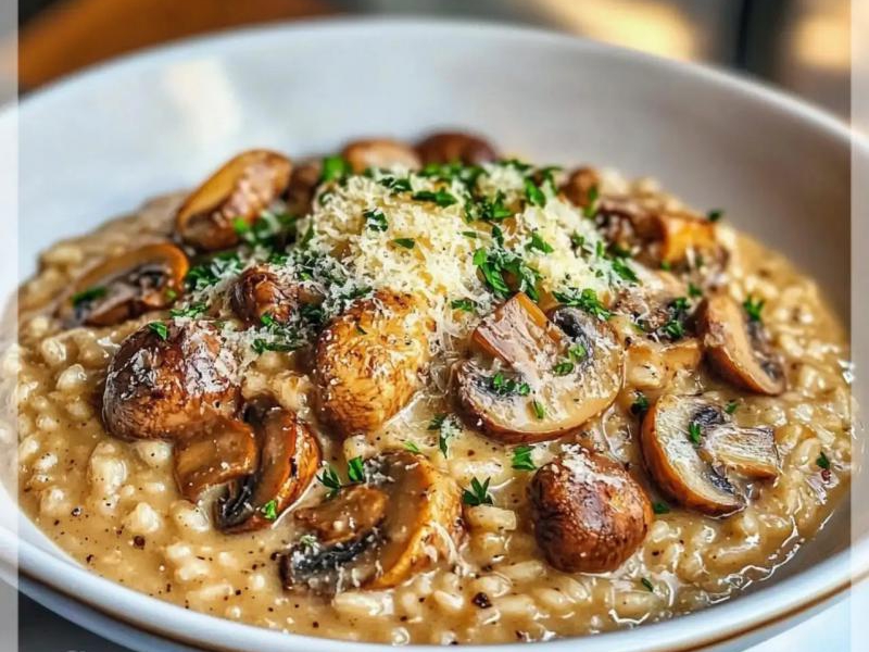 Risotto z grzybami – odkryj smakowite sekrety!