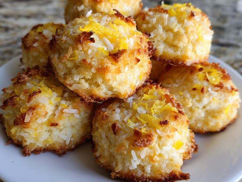 A Bright Bite of Sunshine Lemon Coconut Cheesecake Cookies Bliss