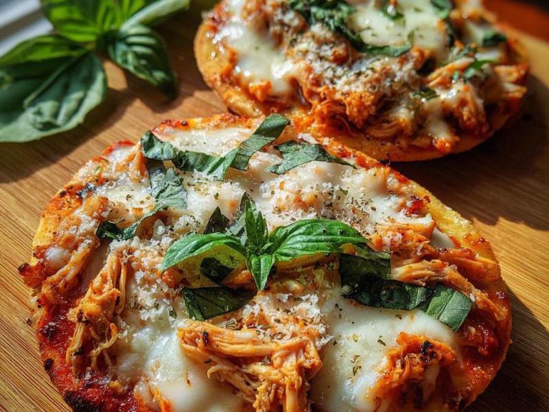 Tuscan Garlic Chicken Pita Pizzas: 7 Irresistible Bites