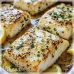 Pieczony Halibut z...