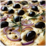 Focaccia z oliwkami i...