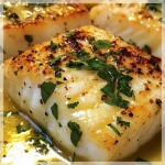 Pieczony Halibut w...