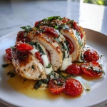 Caprese Stuffed Chicken...