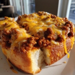 Cheesy Sloppy Joe Garlic...