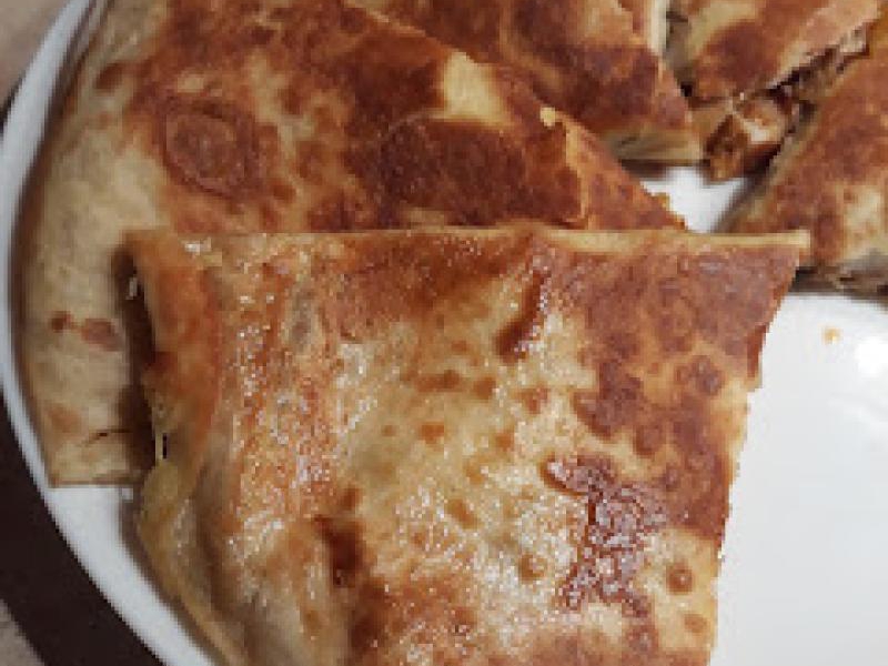 Quesadillas z kurczakiem z patelni