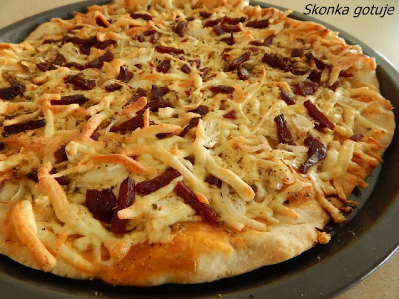 Pizza z Beef Jerky