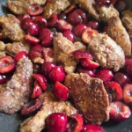 Wątróbka z czereśnią