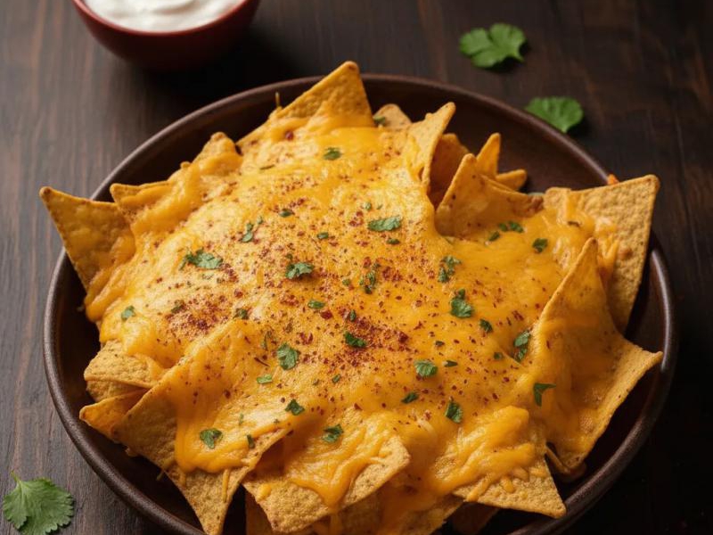 Chrupiące Nachosy z tortilli z Serem w 10 Minut!