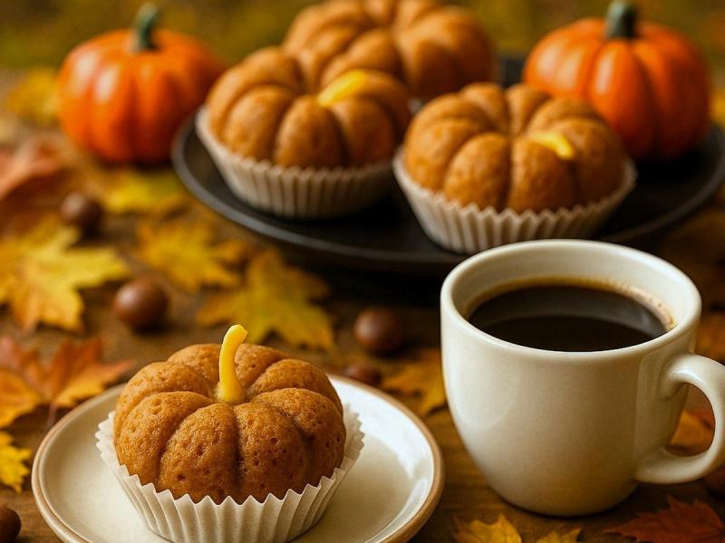 Magia w ogrodzie i dyniowe babeczki na Halloween