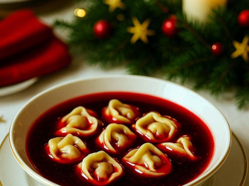 Wigilijny barszcz czerwony