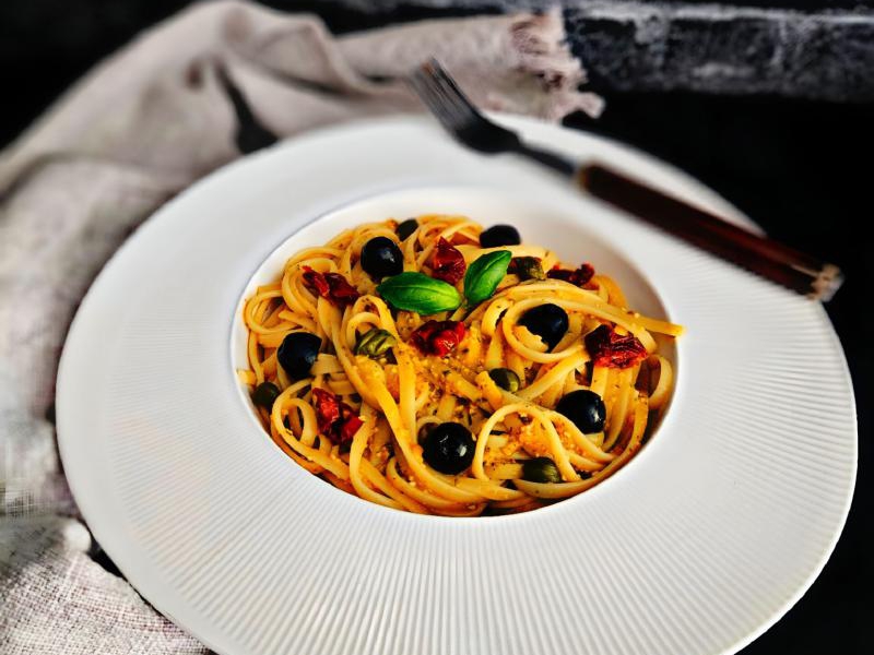 Pasta con pesto pantesco – smak Pantellerii