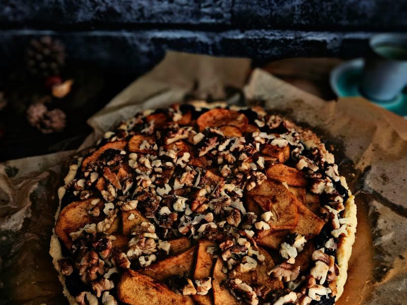 Tarta jabłkowo-makowa, smak tradycji