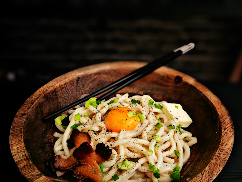 Carbonara Udon, japońska interpretacja klasyki