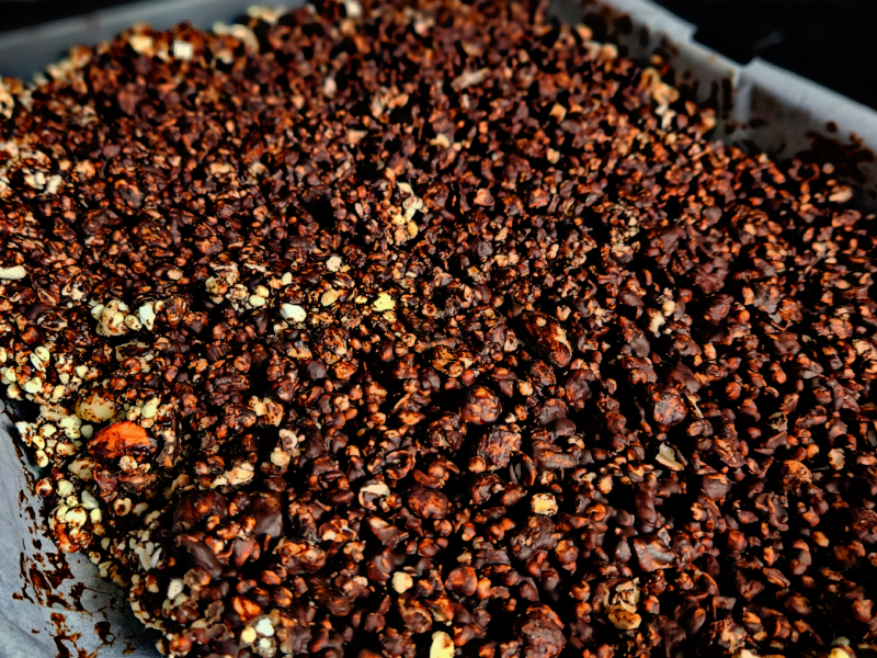 Czekoladowe Crunchy z Orkiszem i Orzechami