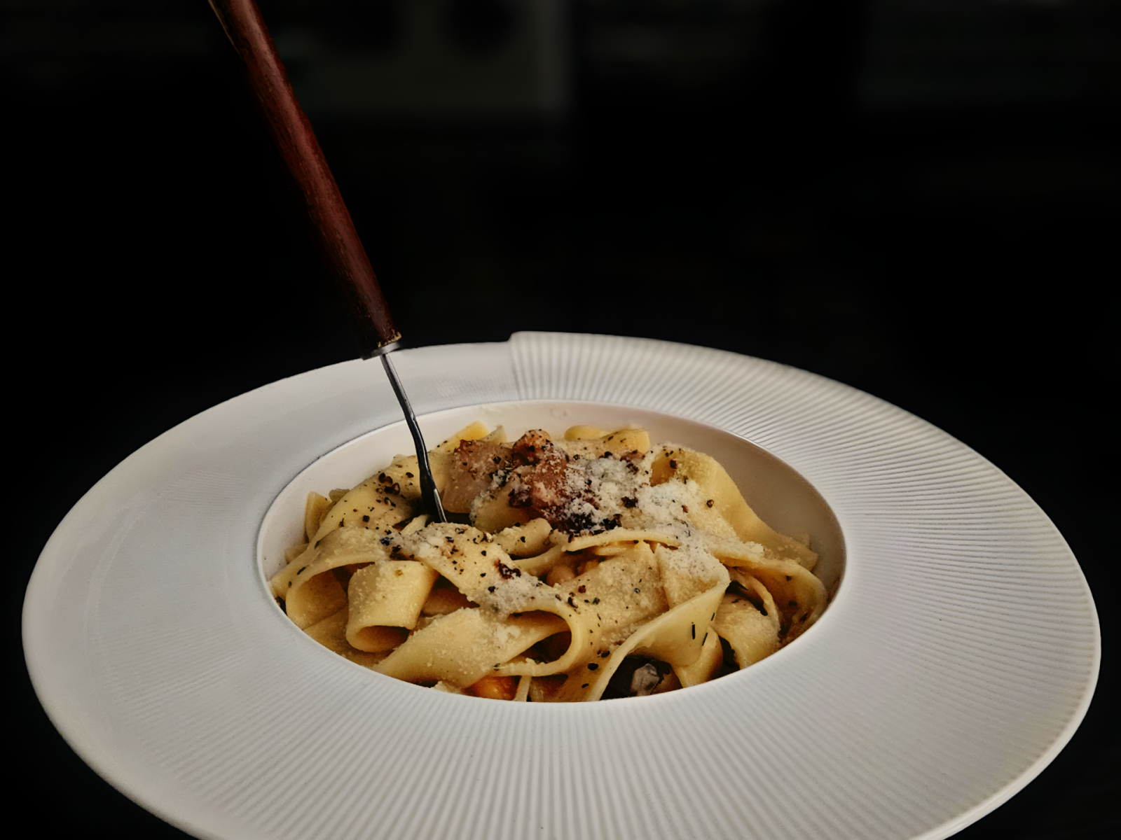 Lagane e ceci z guanciale – przepis Kenwood Cooking Chef XL