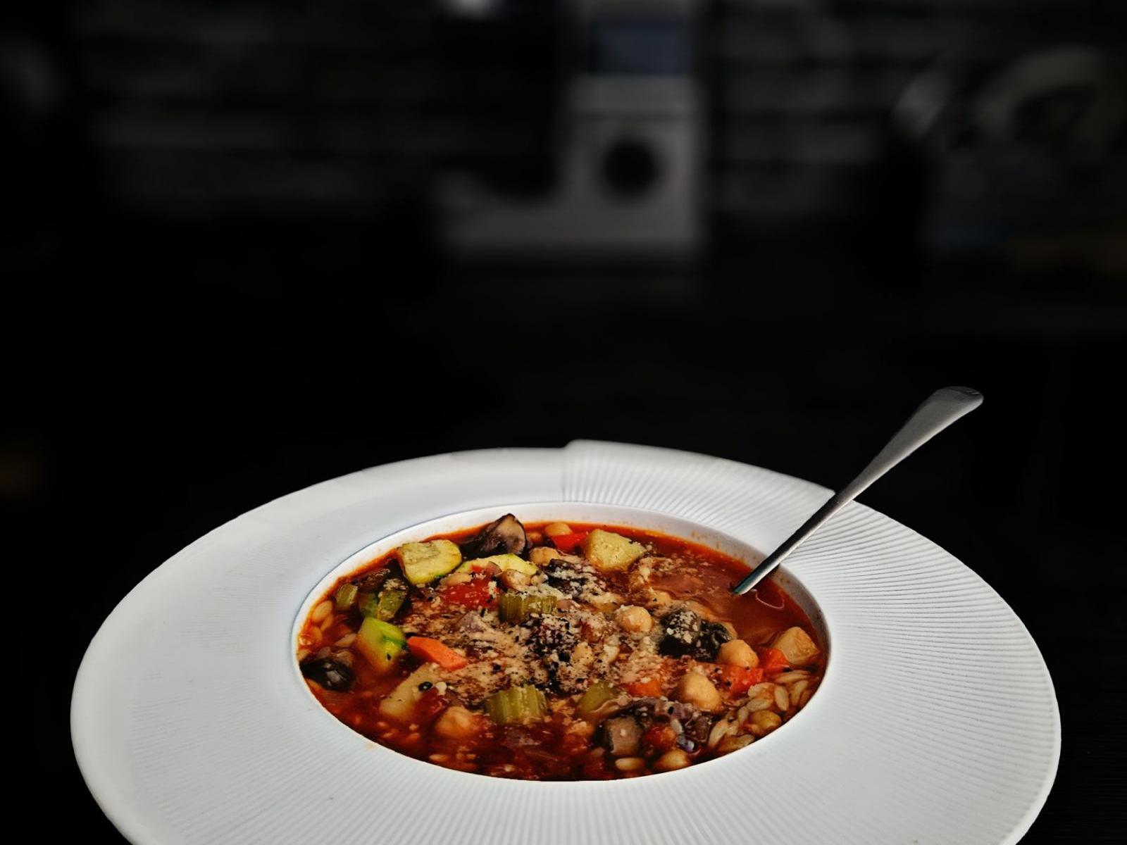 Minestrone z orzo w Kenwood Cooking Chef XL