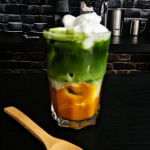 Matcha Ice Mango Latte z...