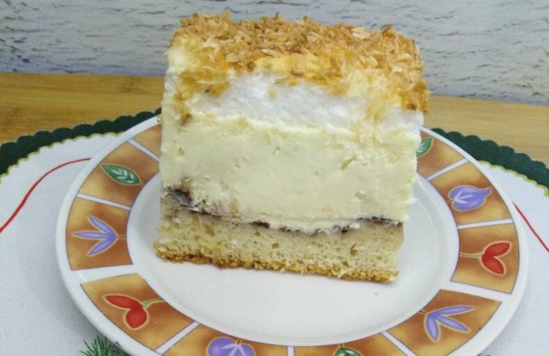 Sernik z kokosem