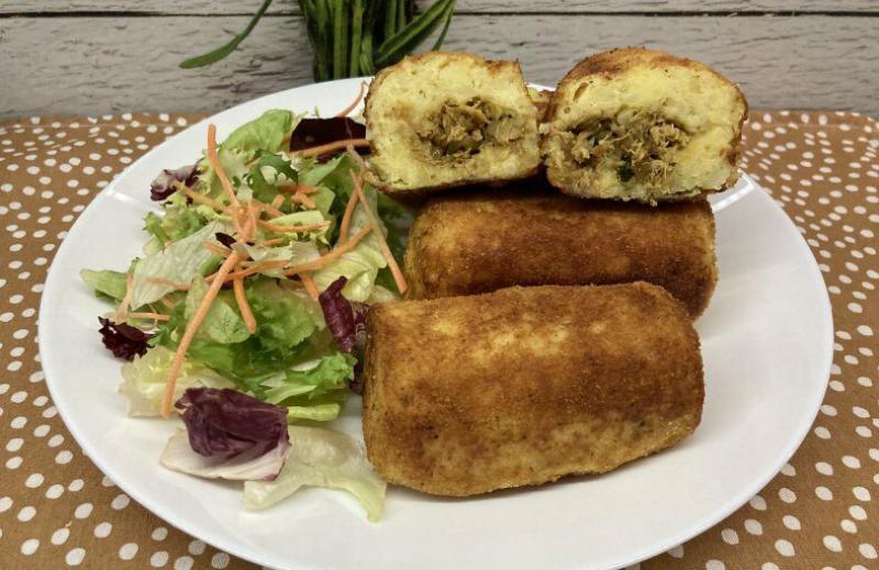 Krokiety ziemniaczane z mięsem