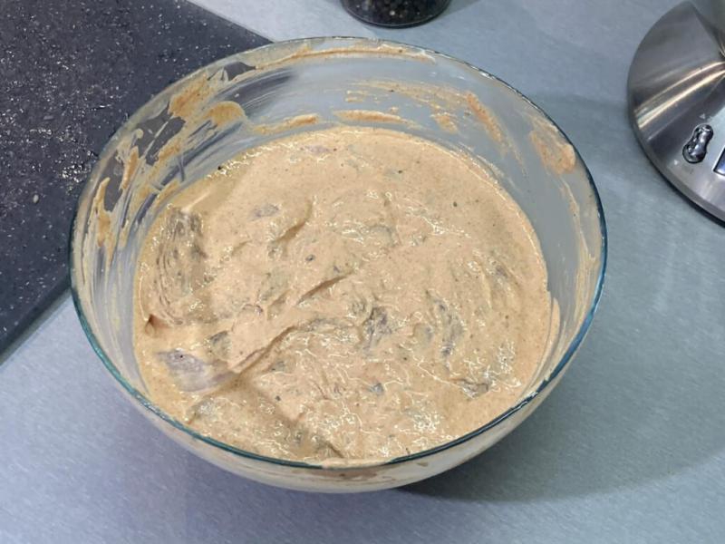 Stripsy z kurczaka w płatkach owsianych