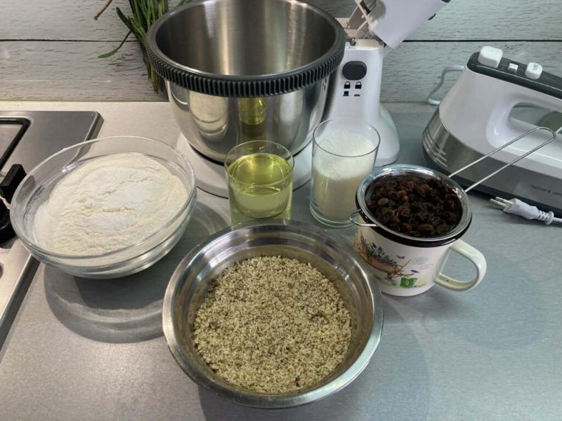 Szybkie ciasto orzechowe