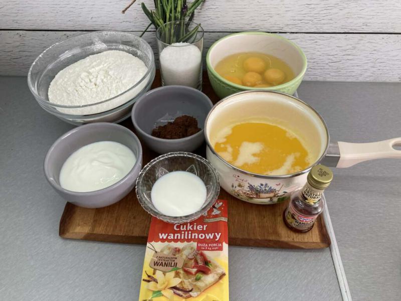 Puszysta babka z kakao