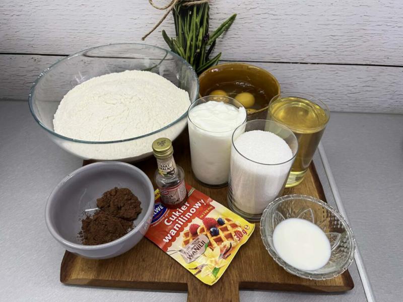 Ciasto na oleju z jabłkami na dużą blachę