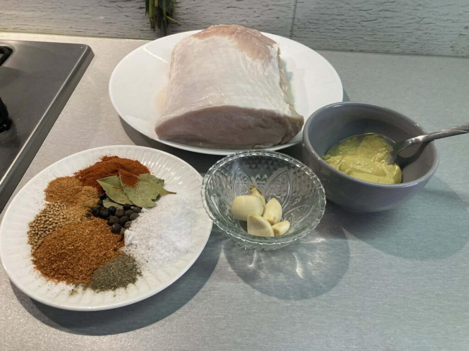 Schab gotowany na święta