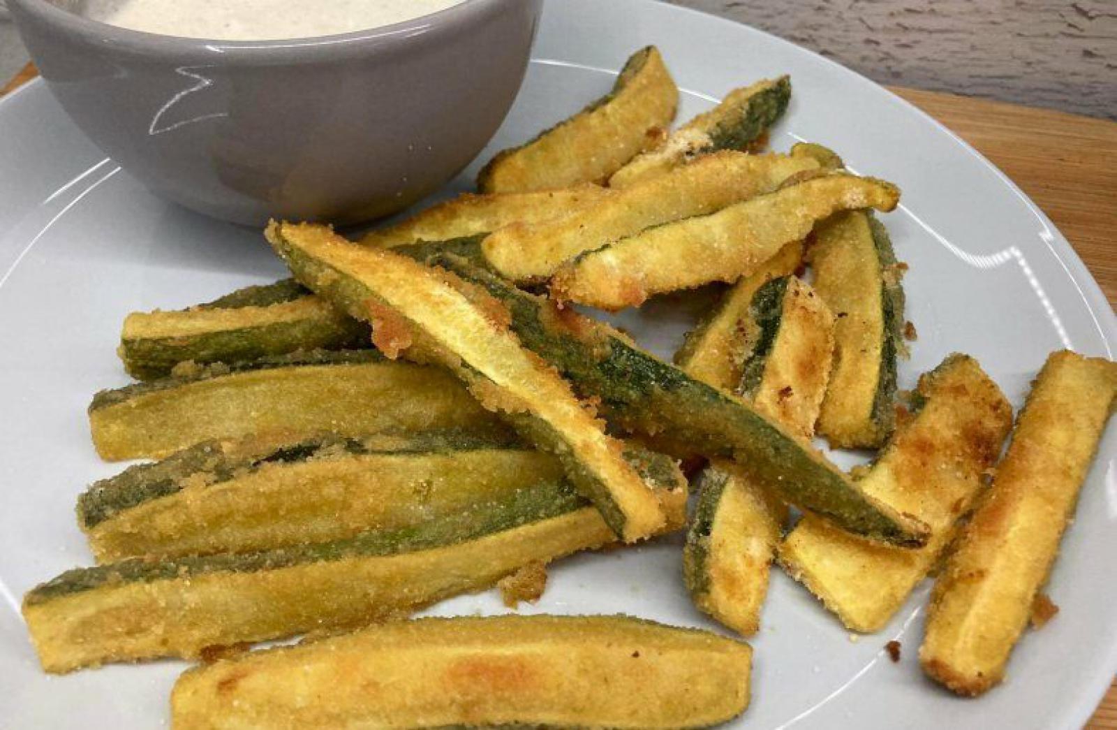 Frytki z cukinii z piekarnika