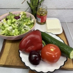 Lekka sałatka warzywna...