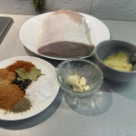 Schab gotowany na...