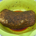 Soczysty schab pieczony...
