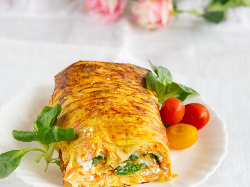 WARZYWNY WRAP Z MARCHEWKI