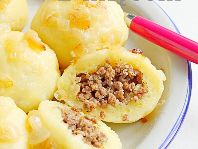 Kluski ziemniaczane z mięsem