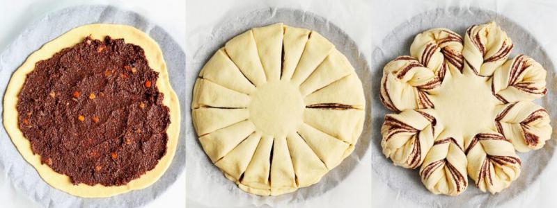 Drożdżowa gwiazda z makiem