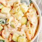 Makaron z łososiem i...