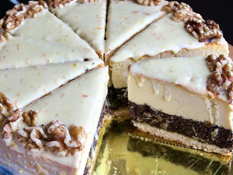 Seromakowiec z Białą Czekoladą