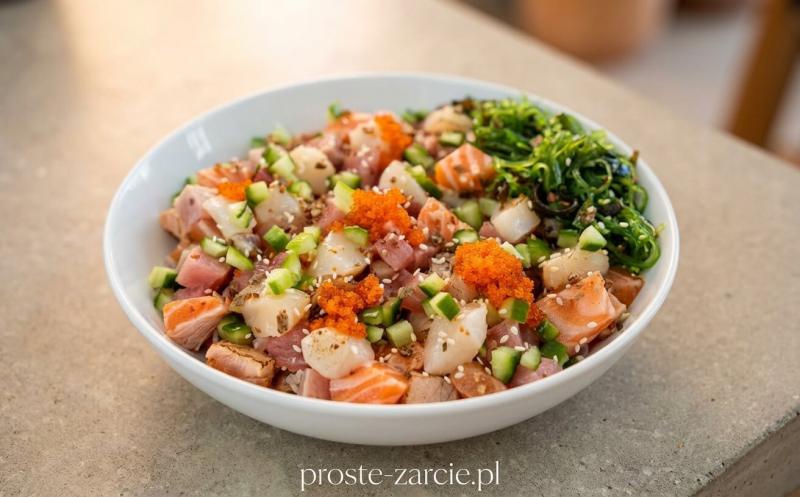 Sałatka sushi w misce – smaczny i szybki sposób na domowe sushi (Chirashi Bowl)