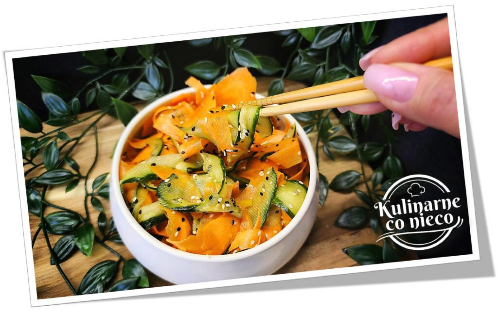 Fit Azjatycka Surówka z Ogórka i Marchewki (*SERIA FIT*)