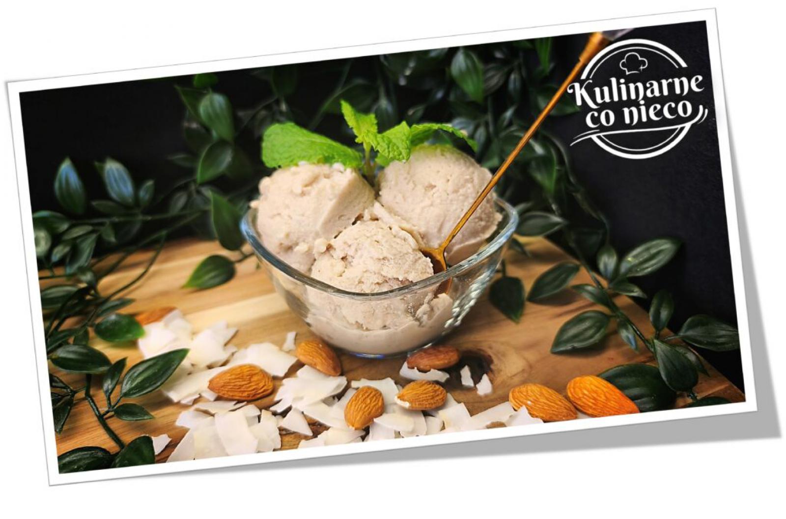 Fit Wegańskie Lody Migdałowo -Kokosowe z Bananem (Ninja Creami NC300EU)