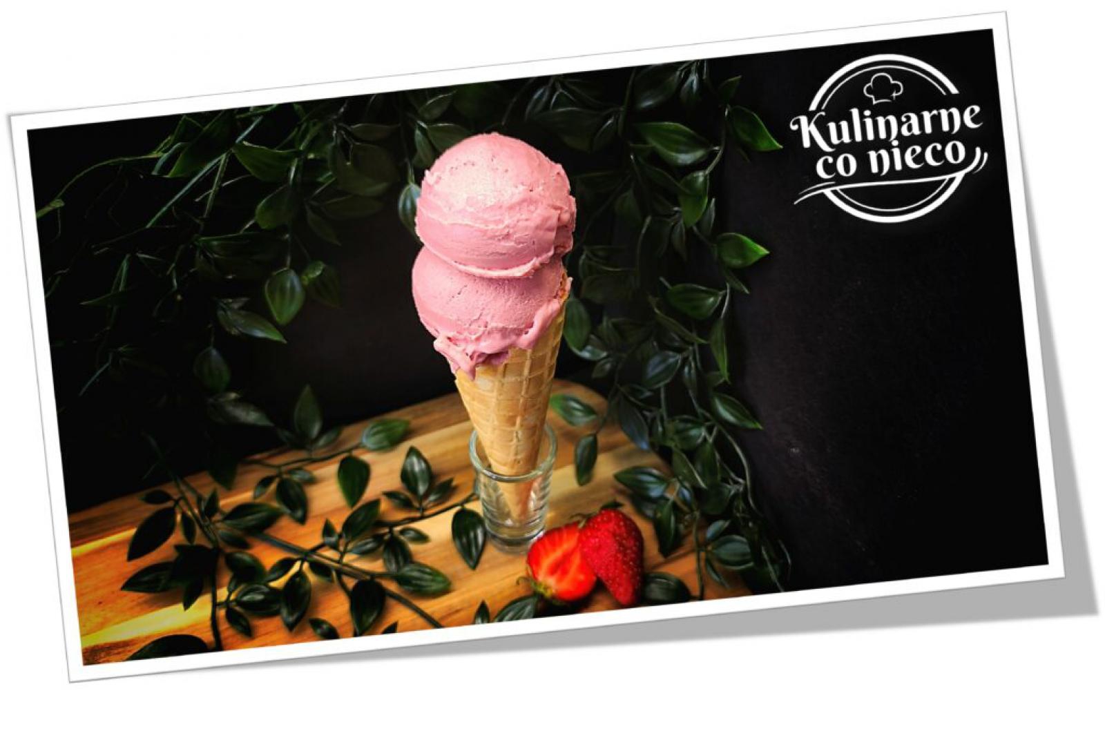 Fit Wysokobiałkowe Lody Truskawkowe (Ninja Creami)